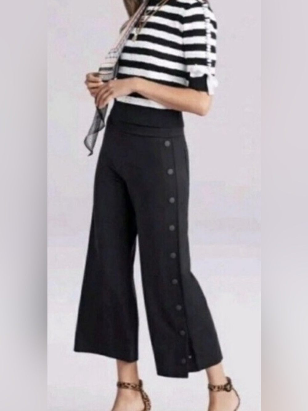 CAbi Snap Cropped Pants In Black Style Number 5867 & Snap Top 2 match drops 🔜